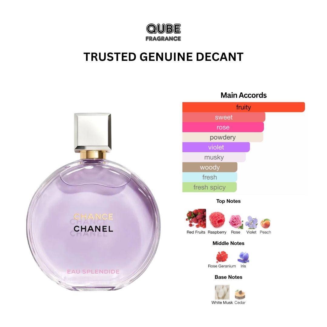 Chanel Chance Eau Splendide - Qube Fragrance | Luxury Fragrance